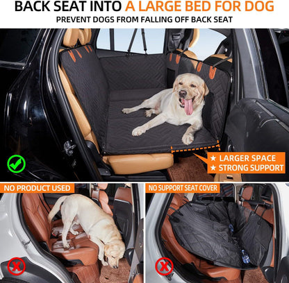 Premium Waterproof Dog Car Seat Cover - Extended Length